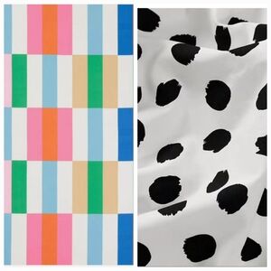 New Ikea Cotton Pre-cut Fabric Multi Colors